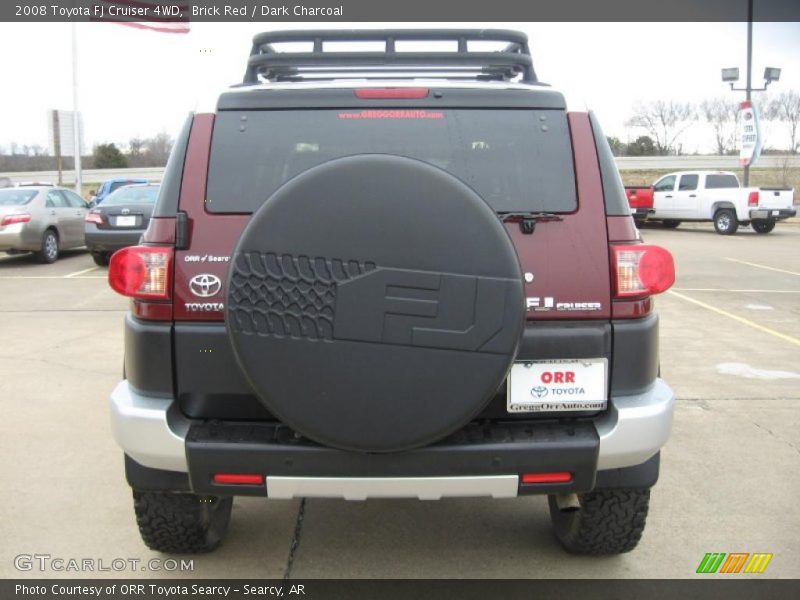 Brick Red / Dark Charcoal 2008 Toyota FJ Cruiser 4WD