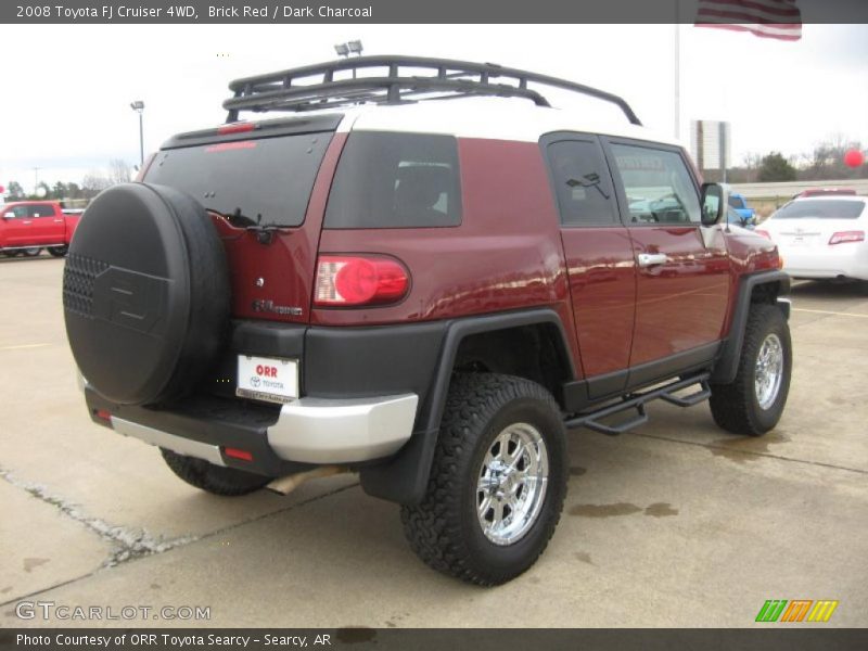 Brick Red / Dark Charcoal 2008 Toyota FJ Cruiser 4WD