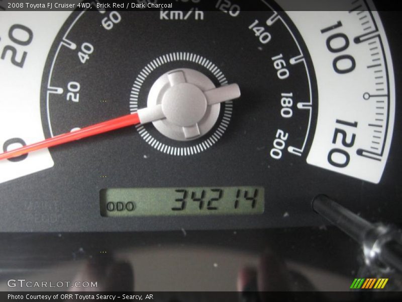 Brick Red / Dark Charcoal 2008 Toyota FJ Cruiser 4WD