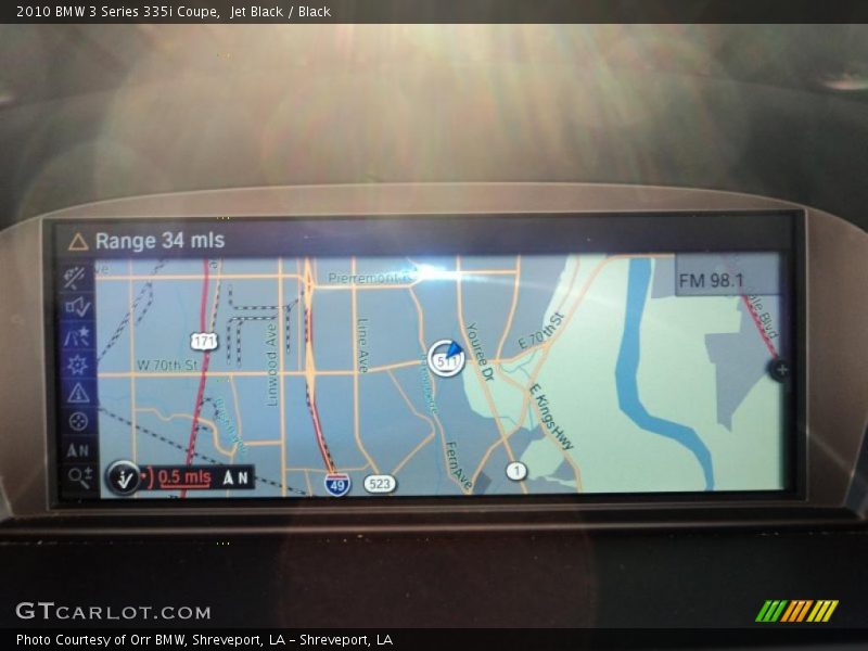 Navigation of 2010 3 Series 335i Coupe