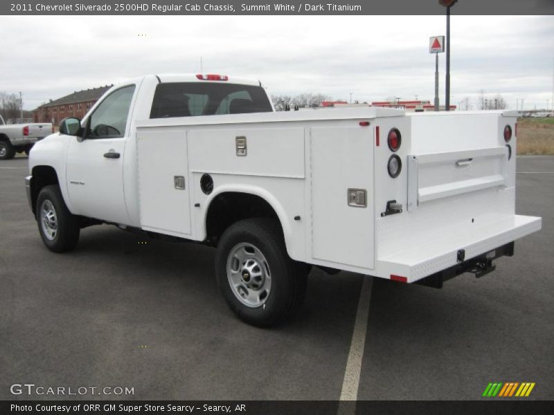 Summit White / Dark Titanium 2011 Chevrolet Silverado 2500HD Regular Cab Chassis