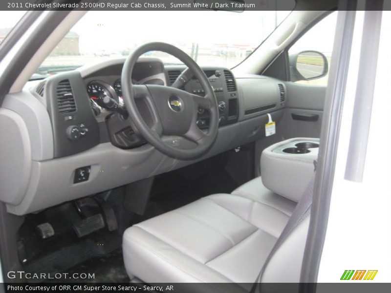 2011 Silverado 2500HD Regular Cab Chassis Dark Titanium Interior