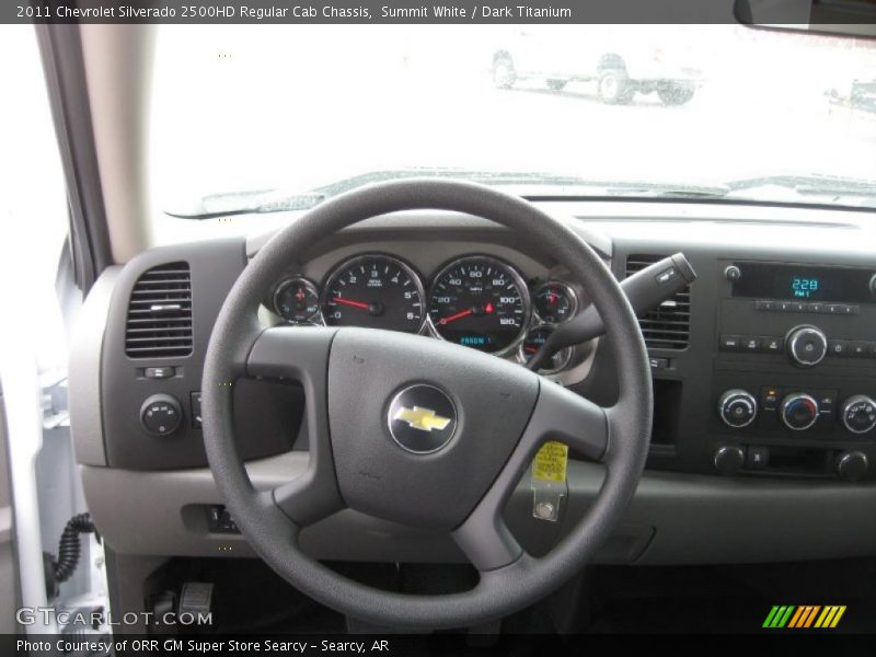 Dashboard of 2011 Silverado 2500HD Regular Cab Chassis