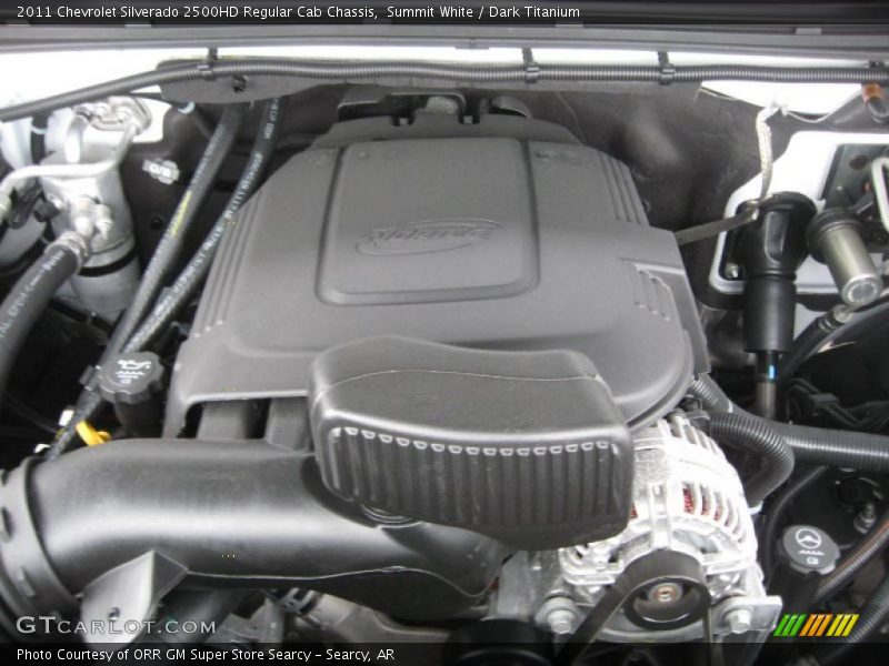 Summit White / Dark Titanium 2011 Chevrolet Silverado 2500HD Regular Cab Chassis