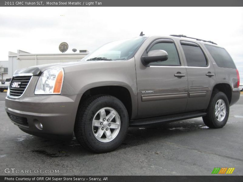 Mocha Steel Metallic / Light Tan 2011 GMC Yukon SLT