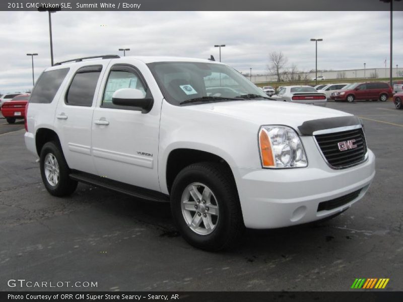 Summit White / Ebony 2011 GMC Yukon SLE