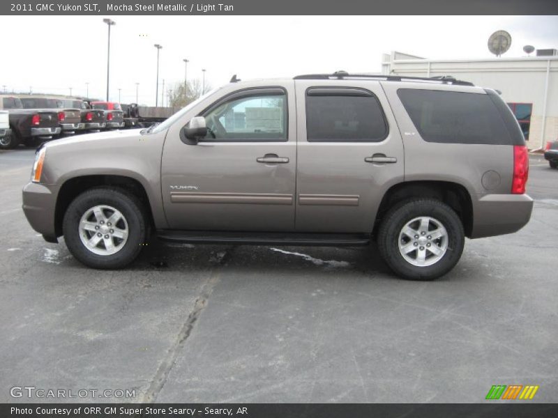 Mocha Steel Metallic / Light Tan 2011 GMC Yukon SLT