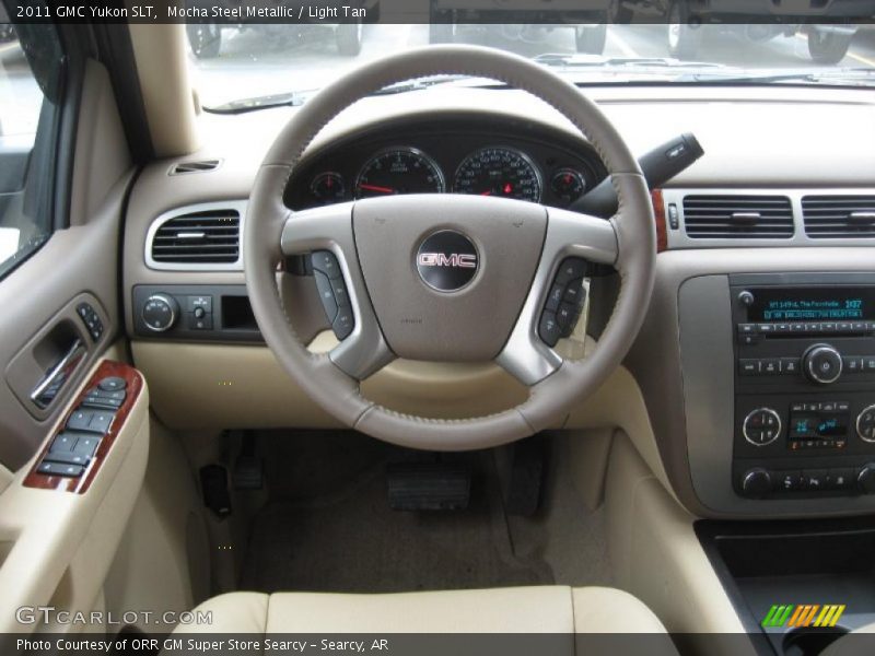 Mocha Steel Metallic / Light Tan 2011 GMC Yukon SLT