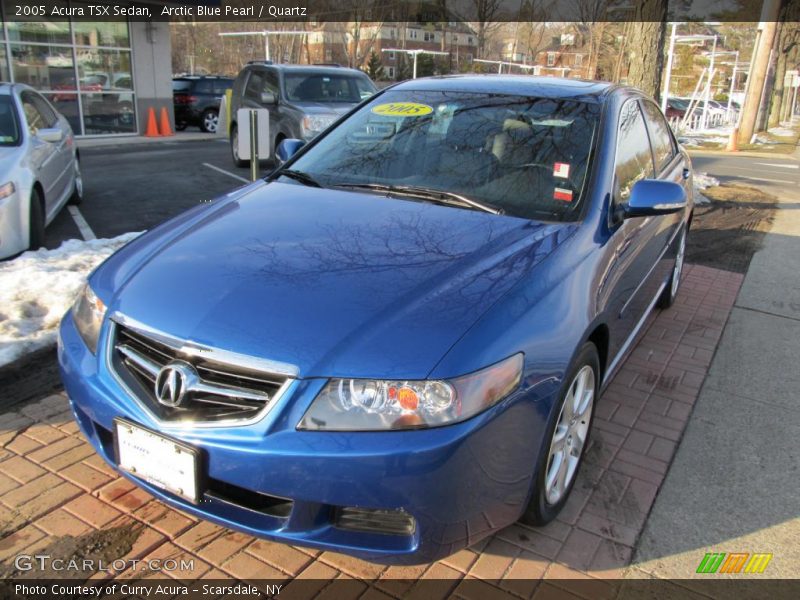 Arctic Blue Pearl / Quartz 2005 Acura TSX Sedan