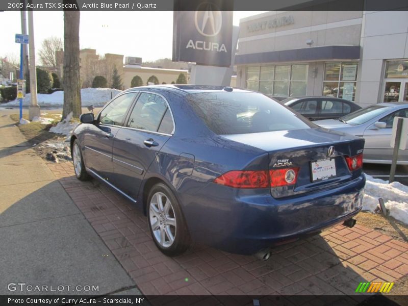 Arctic Blue Pearl / Quartz 2005 Acura TSX Sedan