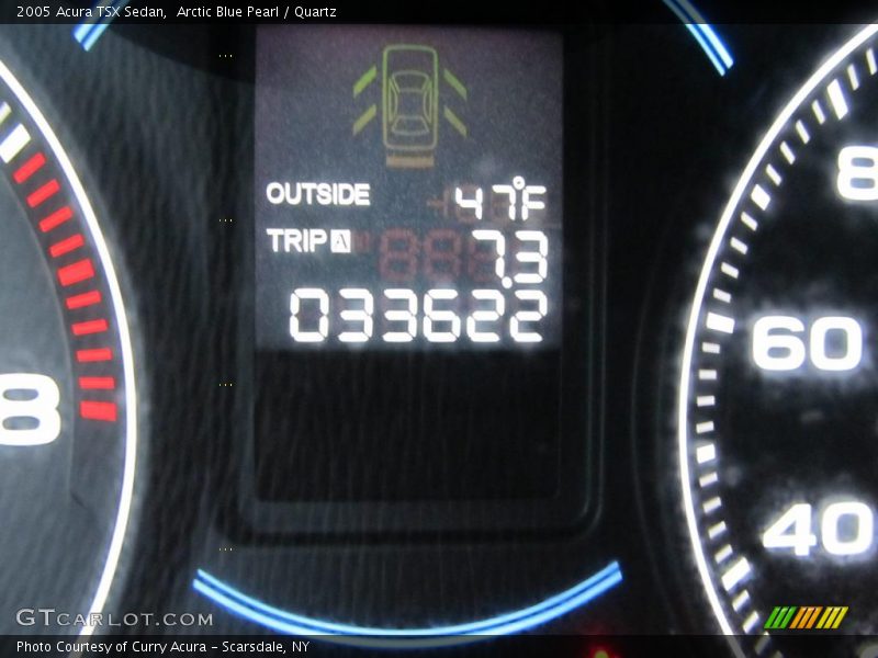 Arctic Blue Pearl / Quartz 2005 Acura TSX Sedan