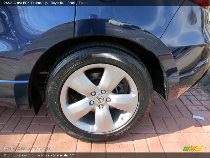 Royal Blue Pearl / Taupe 2008 Acura RDX Technology