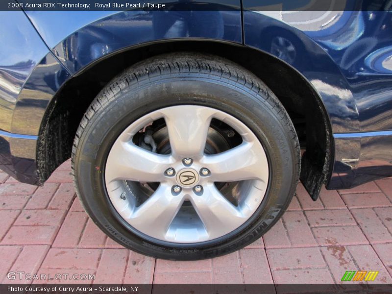 Royal Blue Pearl / Taupe 2008 Acura RDX Technology