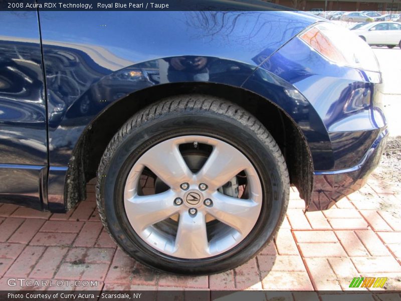 Royal Blue Pearl / Taupe 2008 Acura RDX Technology