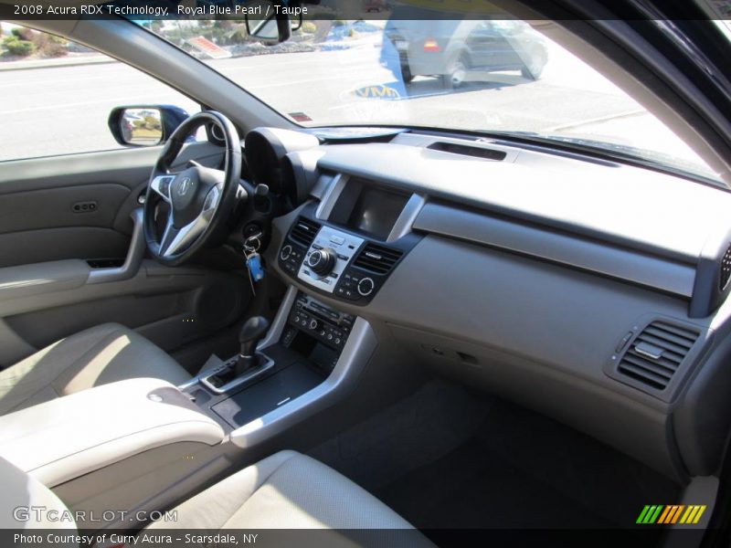 Royal Blue Pearl / Taupe 2008 Acura RDX Technology