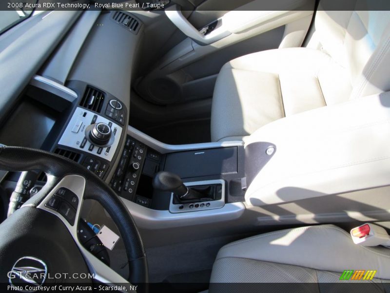Royal Blue Pearl / Taupe 2008 Acura RDX Technology