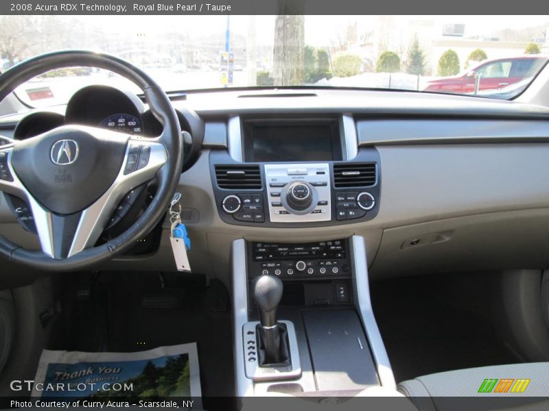Royal Blue Pearl / Taupe 2008 Acura RDX Technology