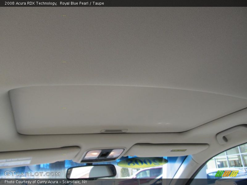 Royal Blue Pearl / Taupe 2008 Acura RDX Technology