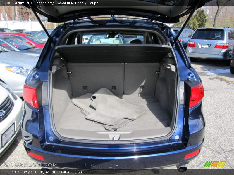 Royal Blue Pearl / Taupe 2008 Acura RDX Technology