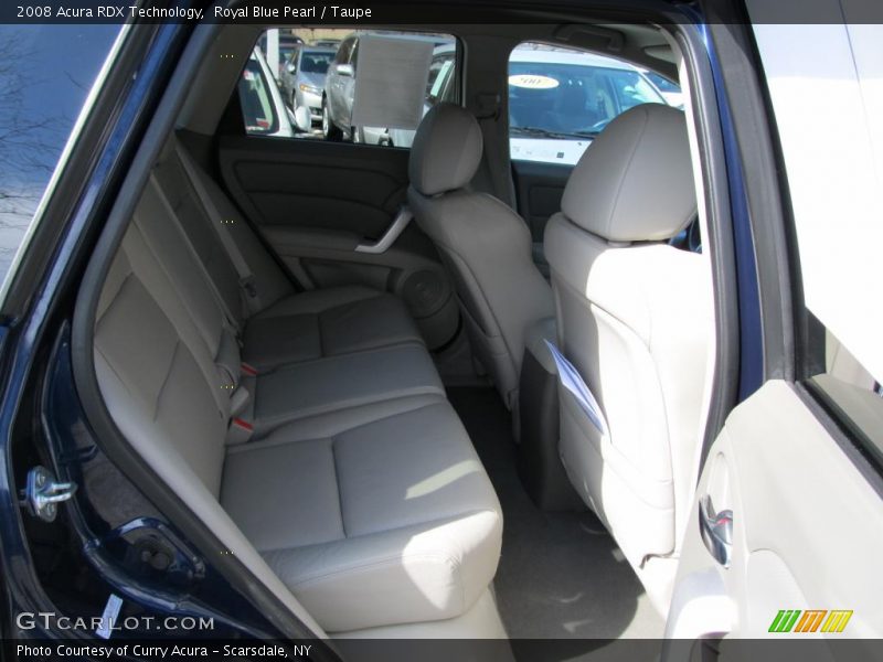 Royal Blue Pearl / Taupe 2008 Acura RDX Technology