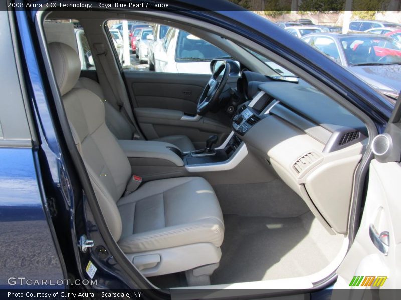 Royal Blue Pearl / Taupe 2008 Acura RDX Technology