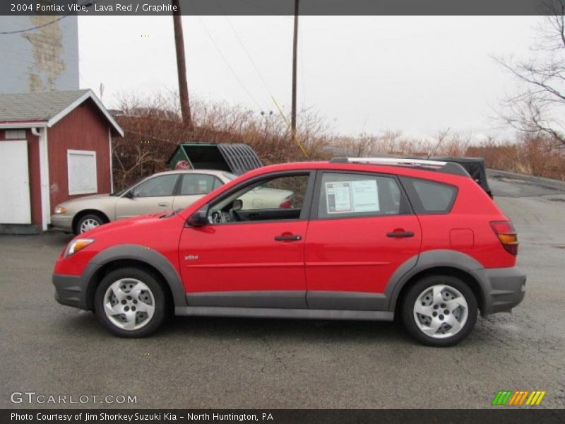 Lava Red / Graphite 2004 Pontiac Vibe