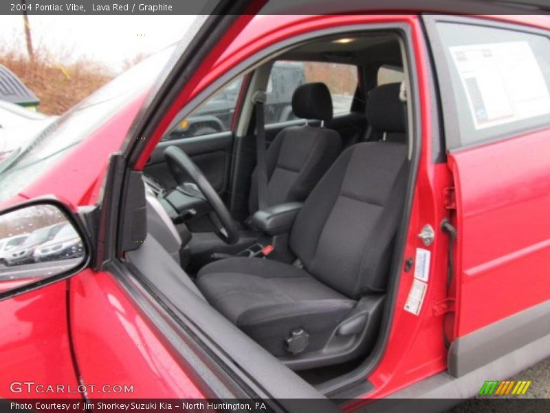 Lava Red / Graphite 2004 Pontiac Vibe