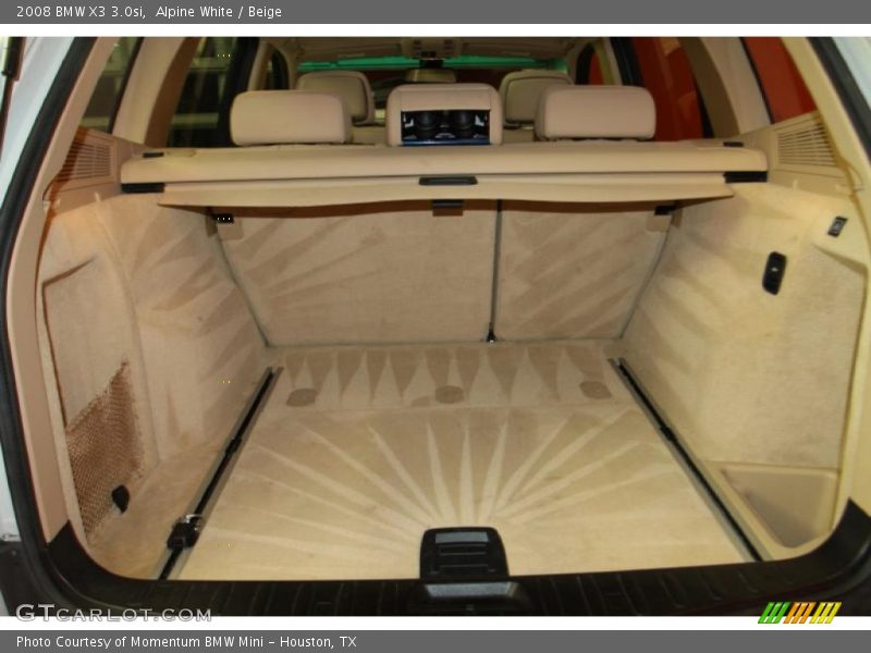 Alpine White / Beige 2008 BMW X3 3.0si