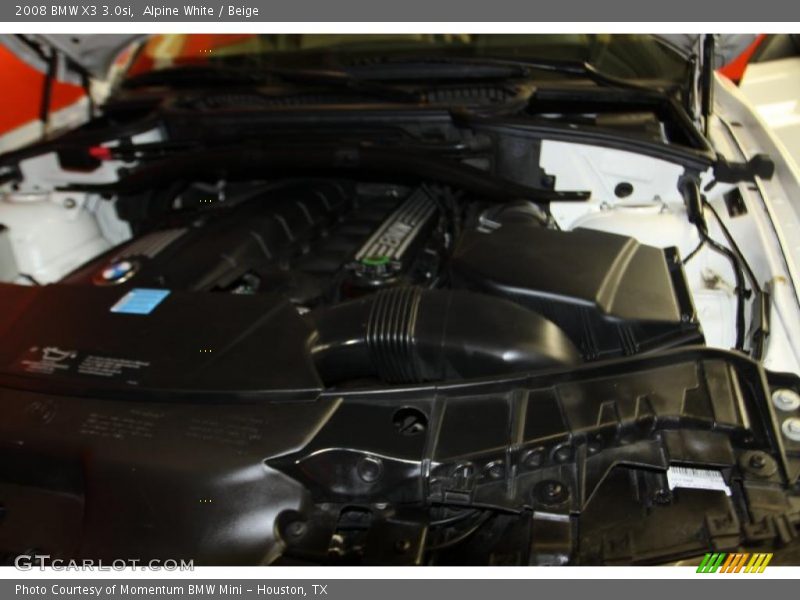 Alpine White / Beige 2008 BMW X3 3.0si