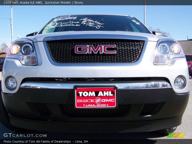 Quicksilver Metallic / Ebony 2009 GMC Acadia SLE AWD