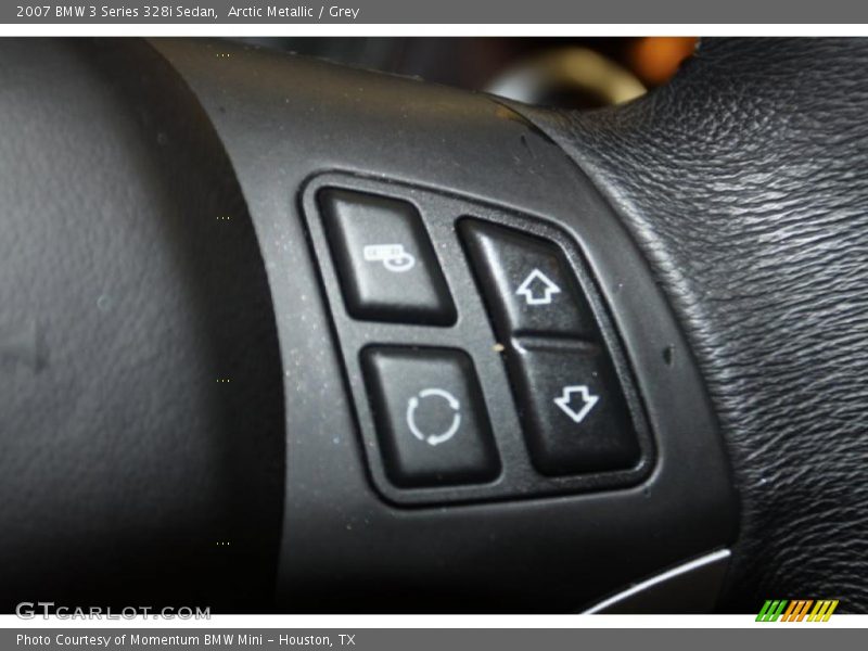 Arctic Metallic / Grey 2007 BMW 3 Series 328i Sedan