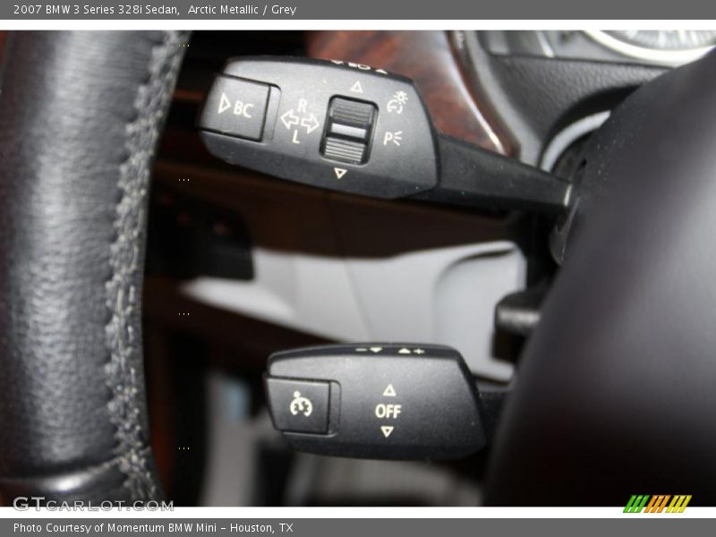 Arctic Metallic / Grey 2007 BMW 3 Series 328i Sedan