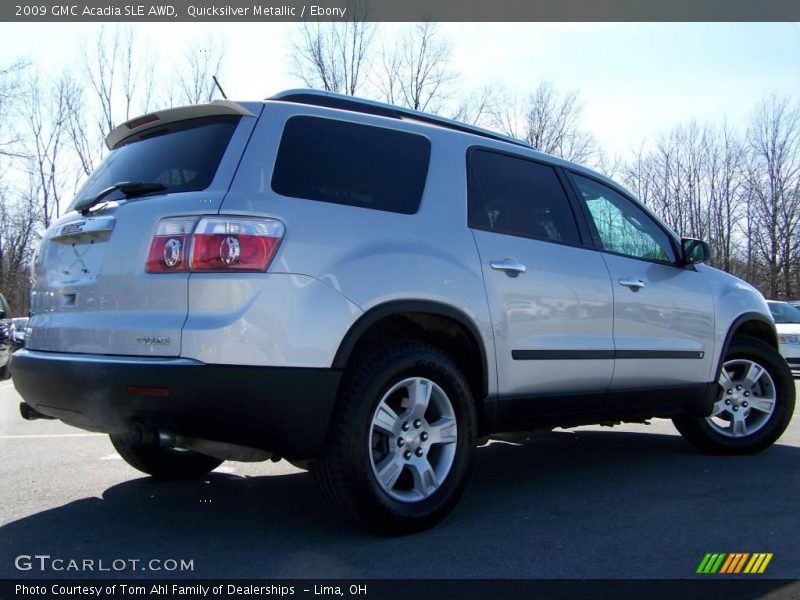 Quicksilver Metallic / Ebony 2009 GMC Acadia SLE AWD