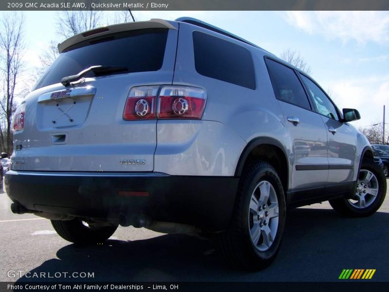 Quicksilver Metallic / Ebony 2009 GMC Acadia SLE AWD