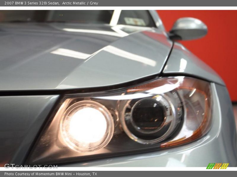 Arctic Metallic / Grey 2007 BMW 3 Series 328i Sedan