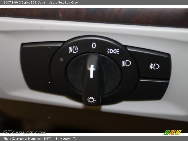 Arctic Metallic / Grey 2007 BMW 3 Series 328i Sedan