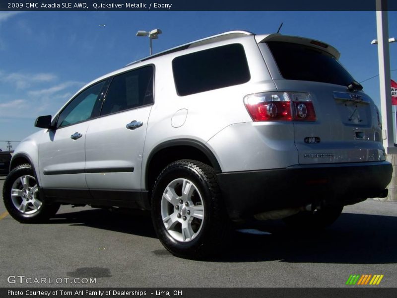 Quicksilver Metallic / Ebony 2009 GMC Acadia SLE AWD