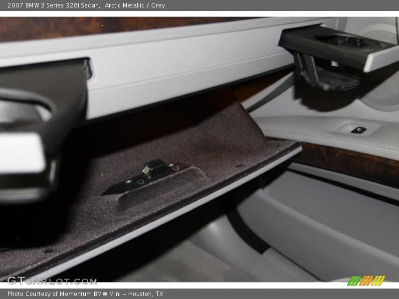 Arctic Metallic / Grey 2007 BMW 3 Series 328i Sedan