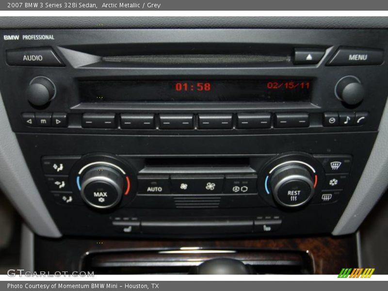 Arctic Metallic / Grey 2007 BMW 3 Series 328i Sedan