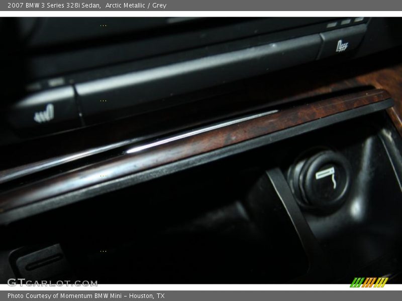 Arctic Metallic / Grey 2007 BMW 3 Series 328i Sedan
