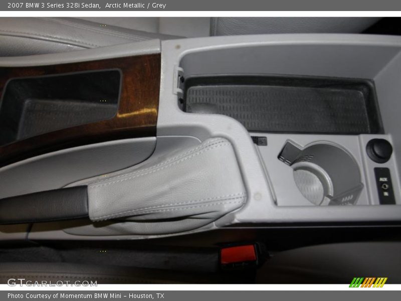 Arctic Metallic / Grey 2007 BMW 3 Series 328i Sedan