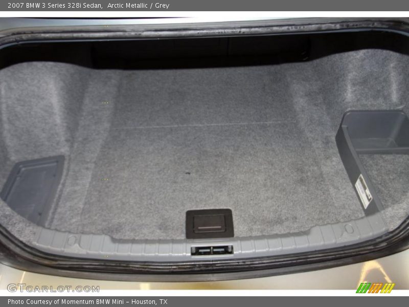 Arctic Metallic / Grey 2007 BMW 3 Series 328i Sedan
