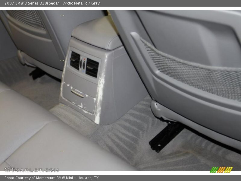 Arctic Metallic / Grey 2007 BMW 3 Series 328i Sedan