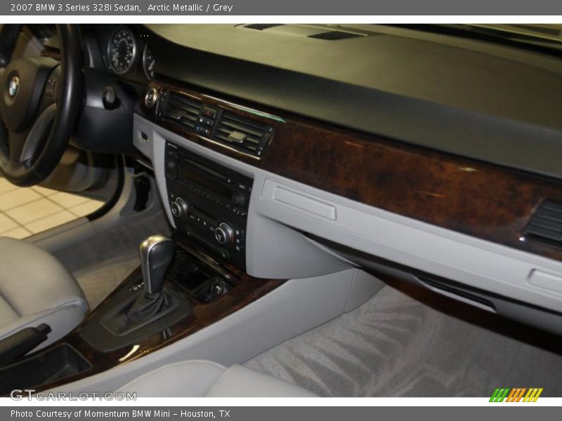 Arctic Metallic / Grey 2007 BMW 3 Series 328i Sedan