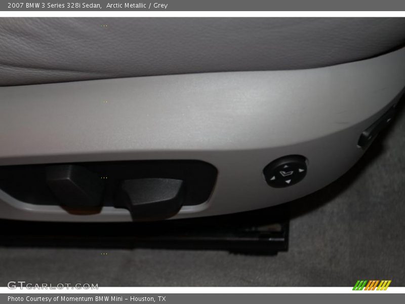 Arctic Metallic / Grey 2007 BMW 3 Series 328i Sedan