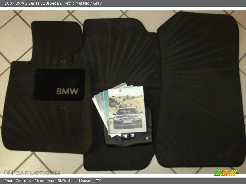 Arctic Metallic / Grey 2007 BMW 3 Series 328i Sedan