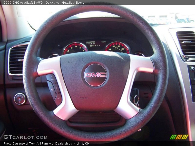 Quicksilver Metallic / Ebony 2009 GMC Acadia SLE AWD