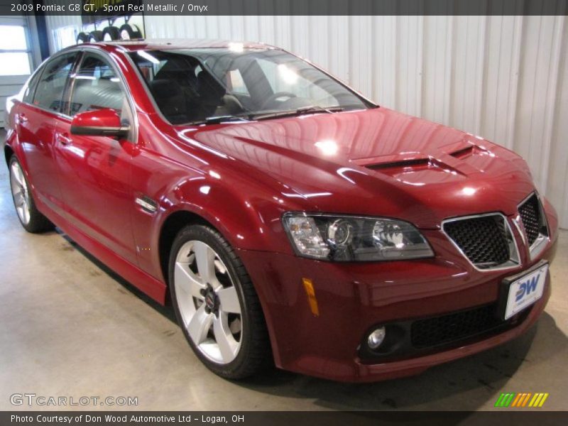 Sport Red Metallic / Onyx 2009 Pontiac G8 GT