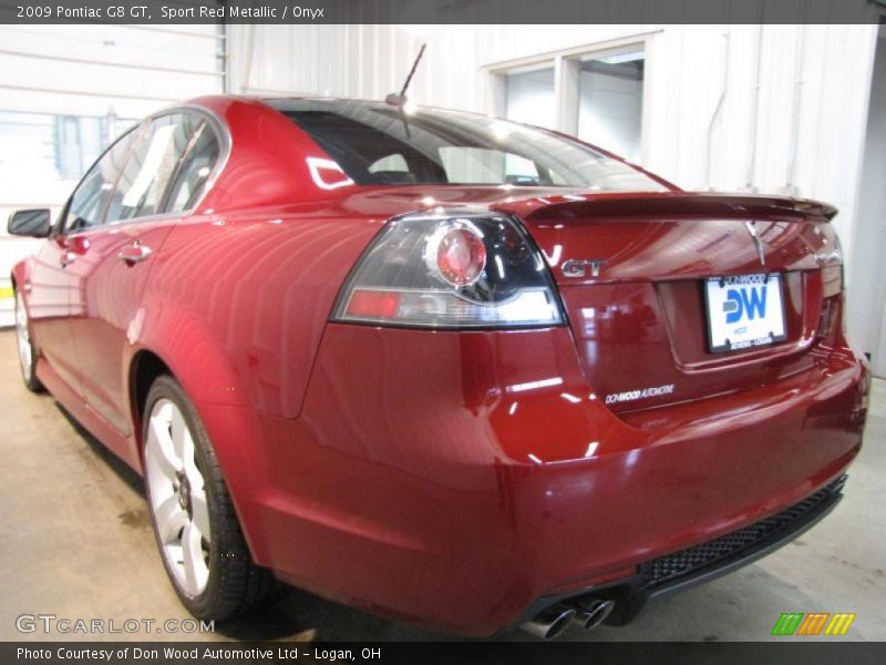 Sport Red Metallic / Onyx 2009 Pontiac G8 GT