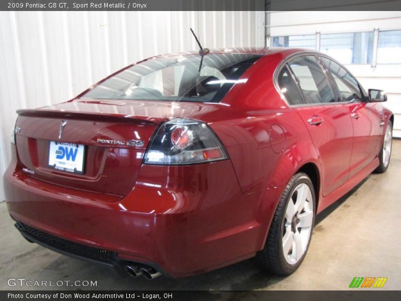 Sport Red Metallic / Onyx 2009 Pontiac G8 GT